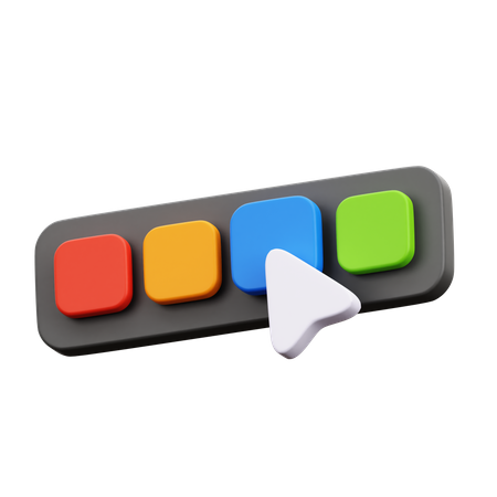 Paletas de cores  3D Icon