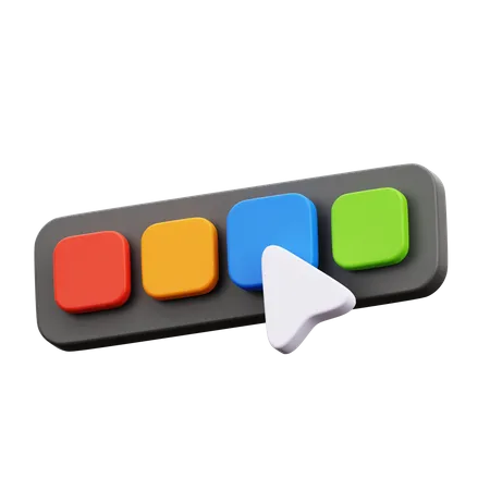 Paletas de cores  3D Icon