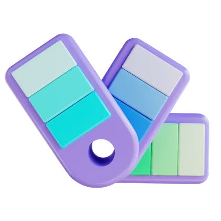 Paletas de cores  3D Icon