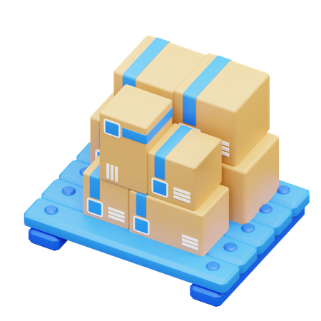 Palets de entrega  3D Icon