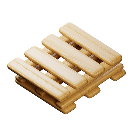 Palets de madera  3D Icon