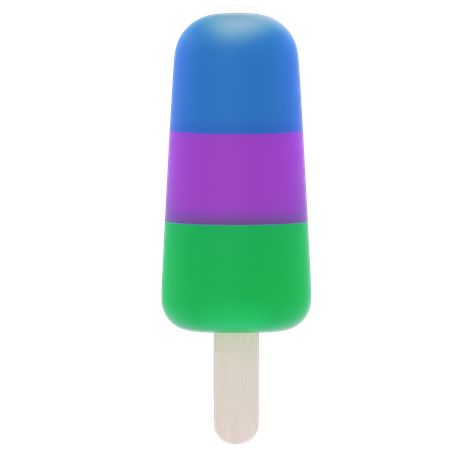 Paletas de hielo  3D Icon