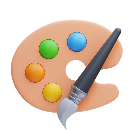 Palette  3D Icon