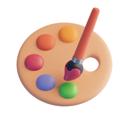 Palette  3D Icon