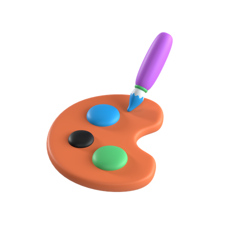 Palette  3D Icon