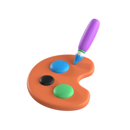 Palette  3D Icon