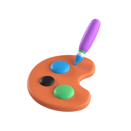 Palette  3D Icon