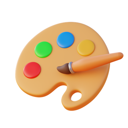 Palette  3D Icon