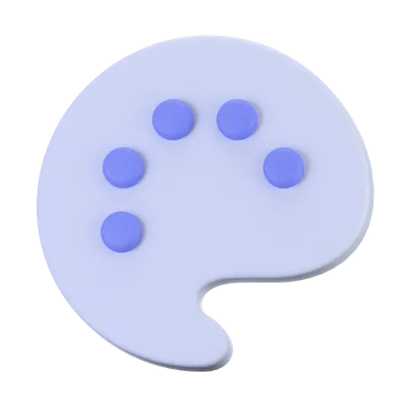 Palette  3D Icon