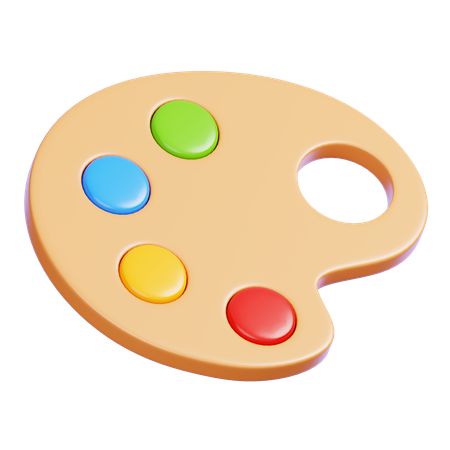 Palette  3D Icon