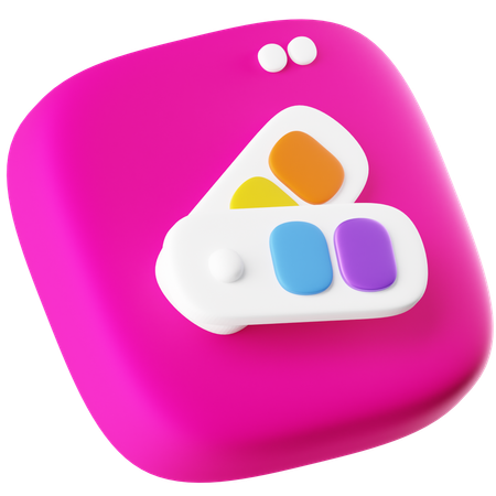 Palette de couleurs  3D Icon