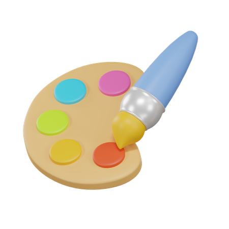 Palette de couleurs  3D Icon