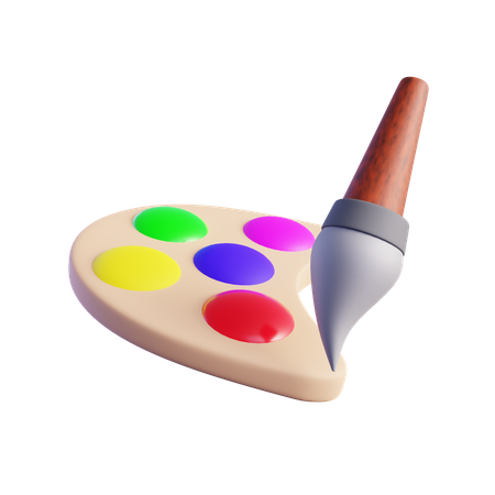 Palette de couleurs  3D Icon