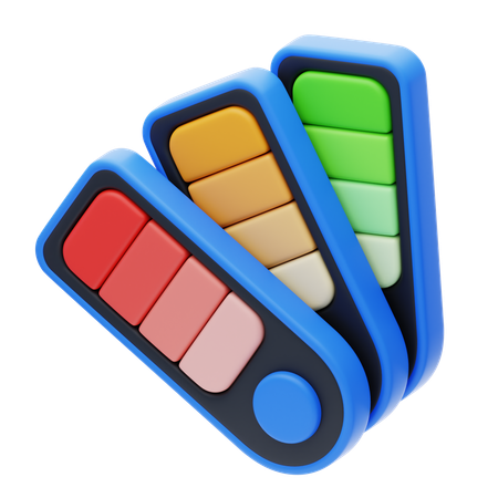 Palette de couleurs  3D Icon