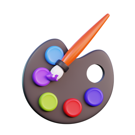 Palette de couleurs  3D Icon