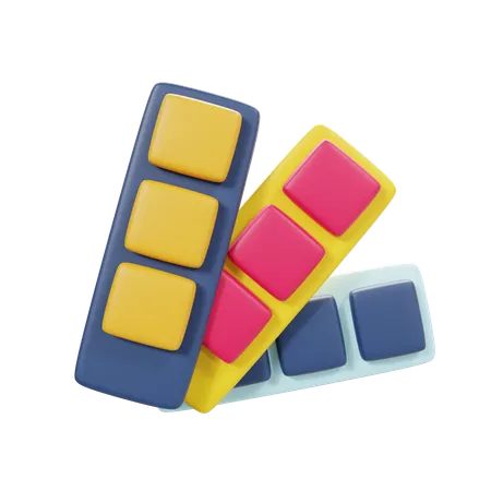 Palette de couleurs  3D Icon