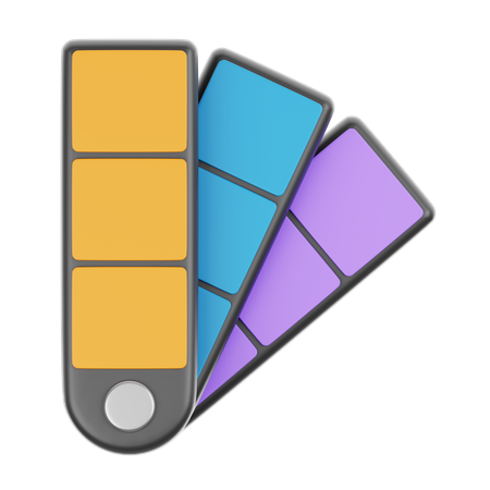 Palette de couleurs  3D Icon