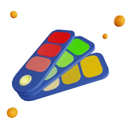 Palette de couleurs  3D Icon