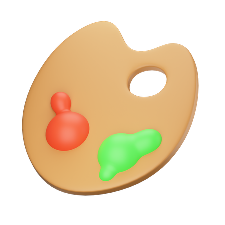 Palette de couleurs  3D Icon
