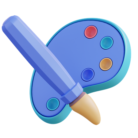 Palette de couleurs  3D Icon