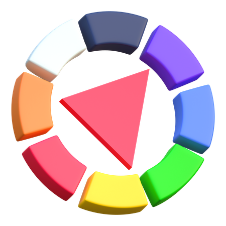 Palette de couleurs  3D Icon