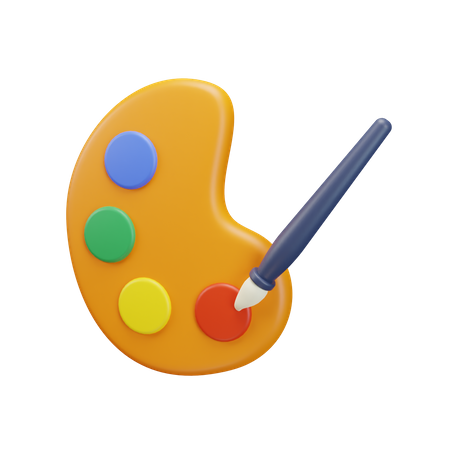 Palette de couleurs  3D Icon