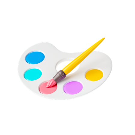 Palette de couleurs  3D Icon