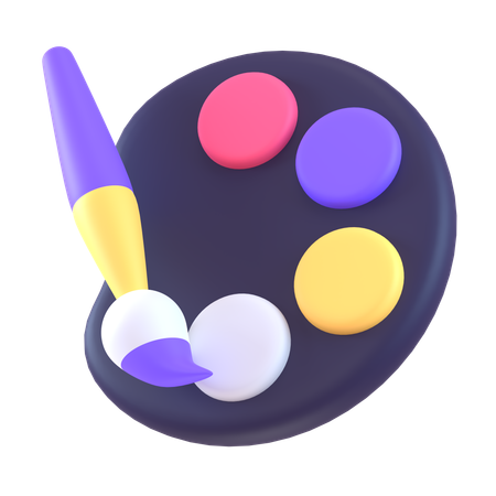 Palette de couleurs  3D Icon