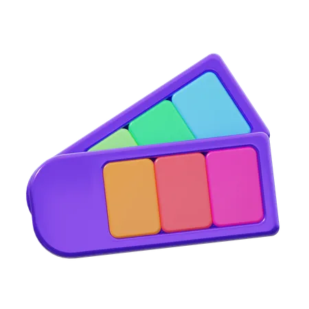 Palette de couleurs  3D Icon