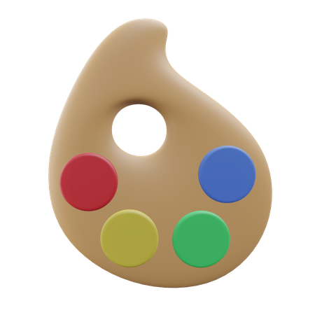 Palette de couleurs  3D Icon