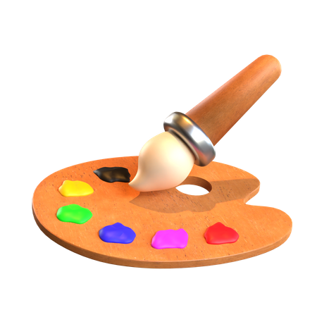 Palette de couleurs  3D Icon