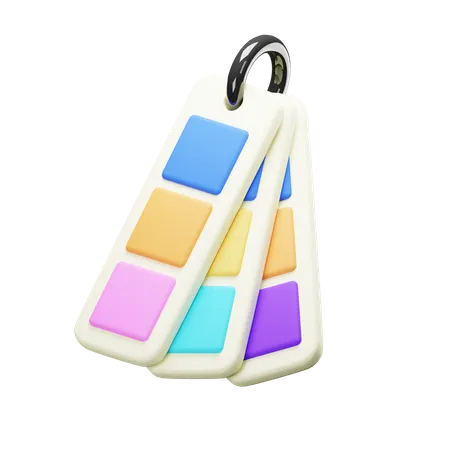 Palette de couleurs  3D Icon