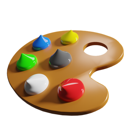 Palette de couleurs  3D Icon