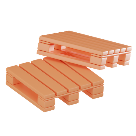 Palette en bois  3D Icon