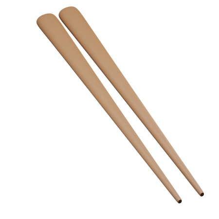 Palillos  3D Icon