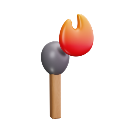 Palito de fósforo  3D Icon