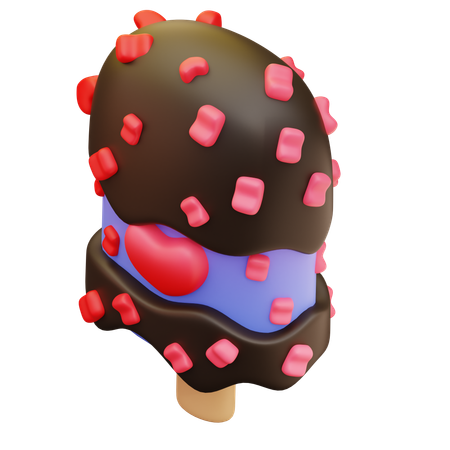 Palito de helado  3D Icon