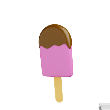 Palito de helado  3D Illustration