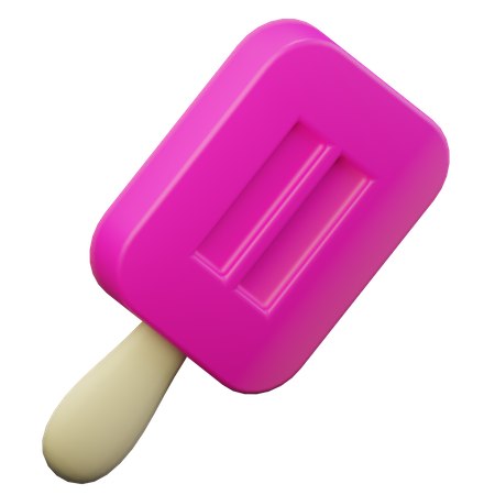 Palito de helado  3D Illustration