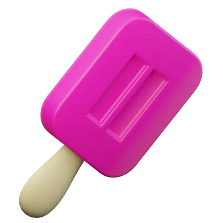 Palito de helado  3D Illustration