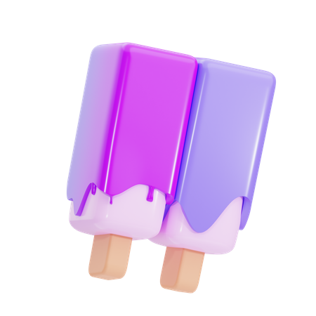 Palito de helado  3D Illustration