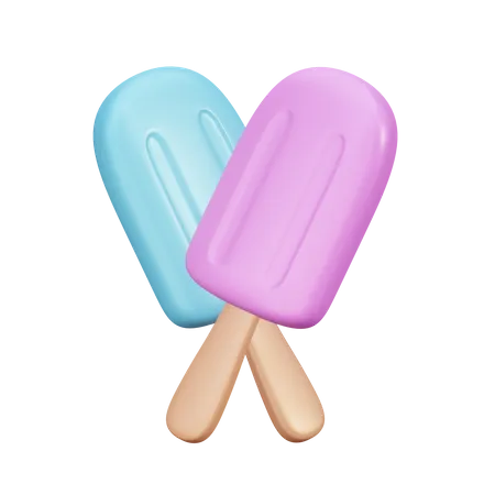 Palito de helado  3D Illustration