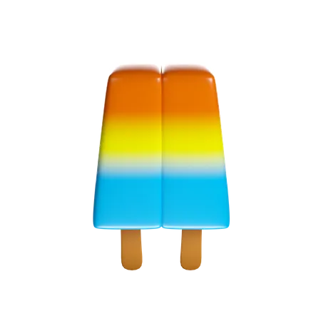 Palito de helado  3D Icon