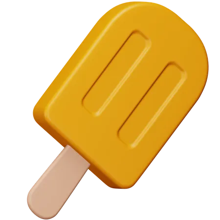 Palito de helado de mango  3D Icon