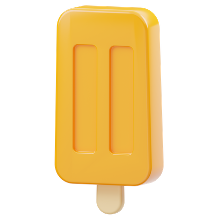 Palito de helado de mango  3D Icon