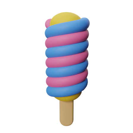 Palito de sorvete  3D Icon