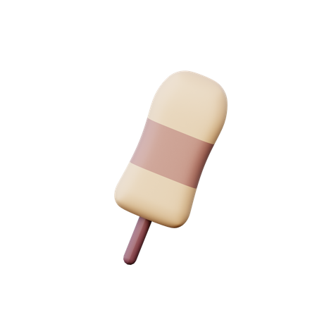 Palito de sorvete  3D Illustration