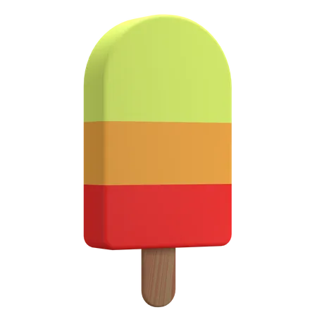 Palito de sorvete  3D Illustration