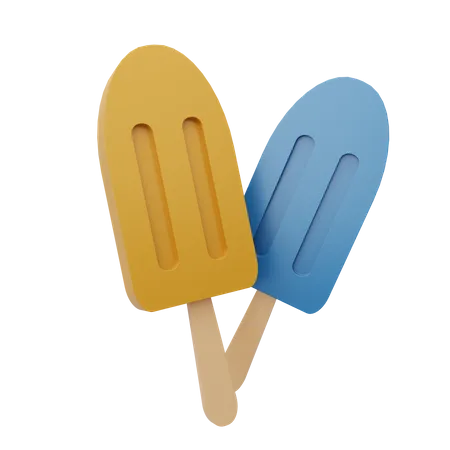 Palito de sorvete  3D Icon