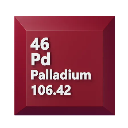 Palladium  3D Icon
